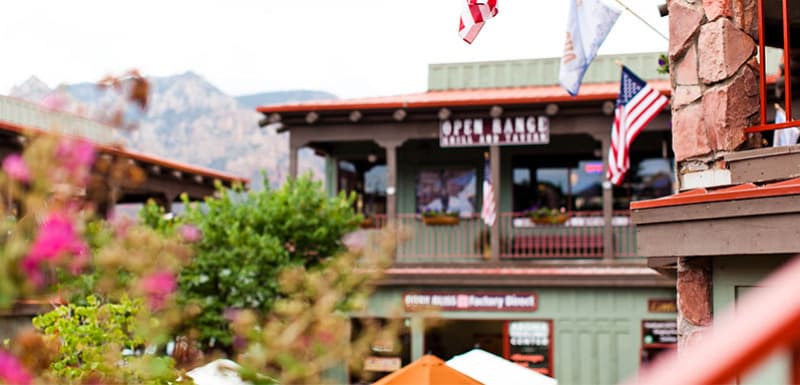 Фото одной из улиц Седоны