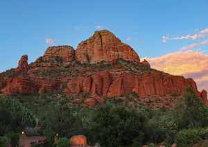 Закат над красными скалами Седоны